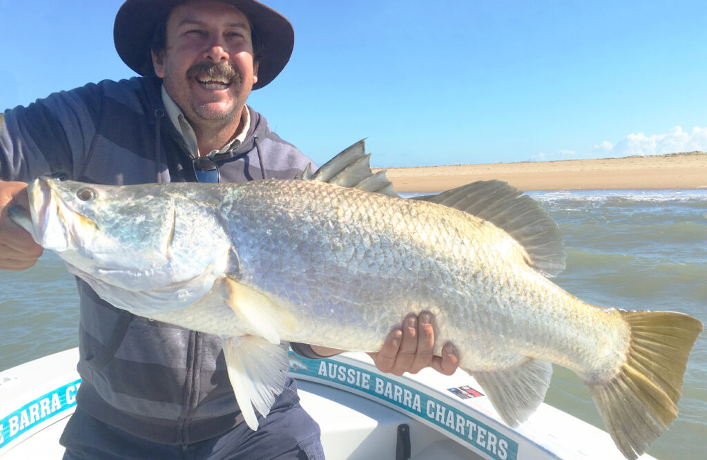 Barra Charters Fishing off beach Townsville